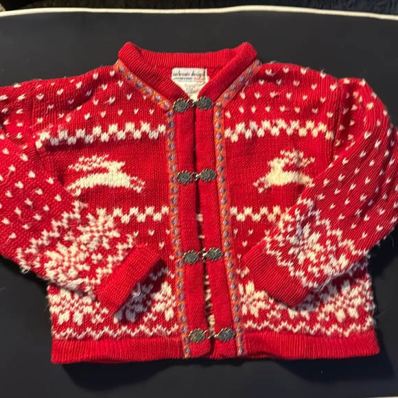 Norwegian vintage reindeer Christmas sweater - Picture 1 of 5